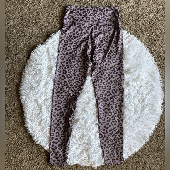 Rae Mode Animal Print Leggings Purple Womens Size Small - Picture 2 of 7